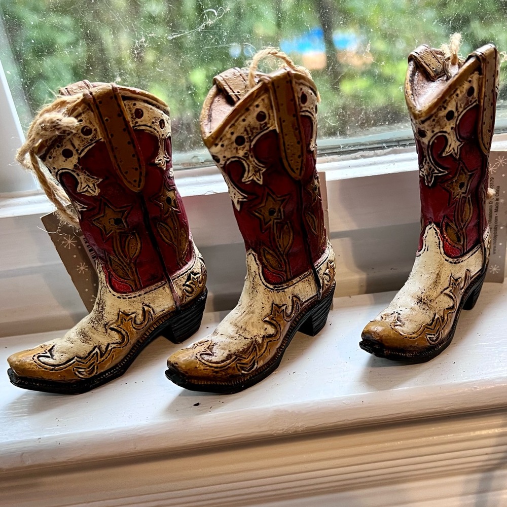 Western Cowboy Boot Hangable